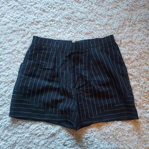 Jennifer Glasgow Chesapeake Linen Shorts M